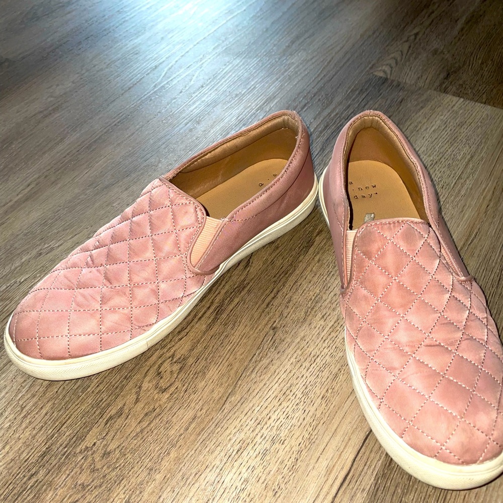 Cute pink slip-ons